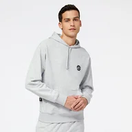 Bluzy męskie - Bluza męska New Balance MT23581AG  szara - miniaturka - grafika 1