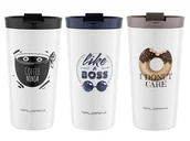 Kubki termiczne - Kubek Termiczny Nierdzewny Zdobiony 360Ml Mix 3 - miniaturka - grafika 1