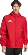 Kurtki męskie - Kurtka męska adidas Entrada 26 All Weather czerwona JZ9100 L - miniaturka - grafika 1