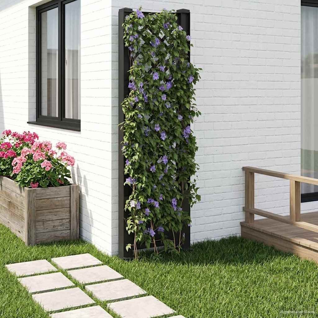 vidaXL vidaXL Trellis z gwoździem antracytowy 43 x 6 x 165 cm PP
