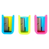 Temperówki - Temperówka do ołówków kredek 1 otwór Deli R00100 1 seria POP - miniaturka - grafika 1