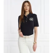 Koszulki i topy damskie - Tommy Hilfiger Polo REG CREST | Regular Fit - miniaturka - grafika 1