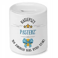 Skarbonki - Skarbonka Dla Pasterza na Urodziny na Prezent z Nadrukiem ze Zdjęciem + Opakowanie na prezent (wzór 01) - miniaturka - grafika 1