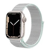 Paski - Crong Nylon - Pasek sportowy do Apple Watch 38/40/41 mm (Pastel Grey) - miniaturka - grafika 1