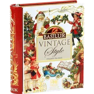 Herbata - VINTAGE STYLE - Tea Book Miniature - Winter Holidays - 5 x 2 g - miniaturka - grafika 1