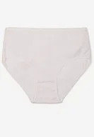 Majtki damskie - Białe Gładkie Majtki Figi z Bawełny Idina - miniaturka - grafika 1