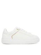 Buty dla dziewczynek - Tommy Hilfiger Sneakersy Low Cut Lace Up Sneaker T3A9-33982-1355 D Biały - miniaturka - grafika 1