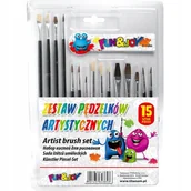 Pędzle - Titanum artystyczne komplet 15 sztuk TITANUM - miniaturka - grafika 1