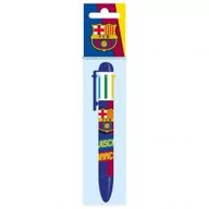 Przybory szkolne - Długopis 6 kolorów FC Barcelona 10 - miniaturka - grafika 1