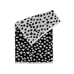 Ręcznik Spots 50 x 90 cm czarno-biały - Ręczniki - miniaturka - grafika 1