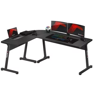 Biurko Gamingowe Huzaro Hero 6.0 Black - Biurka gamingowe - miniaturka - grafika 2