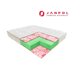 JANPOL METIS - materac piankowy, Rozmiar - 90x200, Pokrowiec - Tencel - Materace - miniaturka - grafika 1