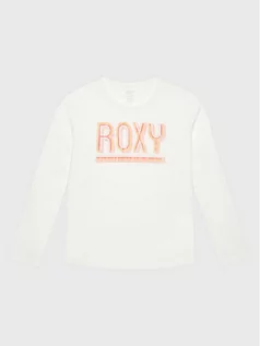 Bluzy dla chłopców - Roxy Bluzka The One ERGZT03904 Biały Regular Fit - grafika 1