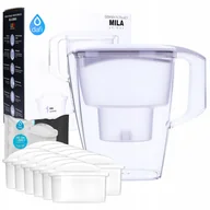 Dzbanki filtrujące - Dzbanek Dafi Mila 3L Led + 12 Wkład Unimax Do Wody - miniaturka - grafika 1