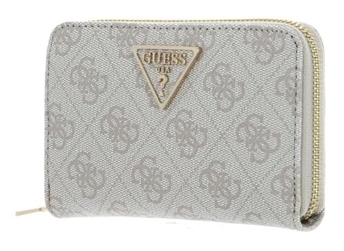 GUESS Women Laurel SLG Medium Zip Around Wallet, Logo Dove, jeden rozmiar