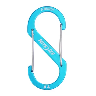 Nite Ize - Karabinek S-Biner® Aluminum Dual Carabiner #4 - Niebieski - SBA4-03-R6 - Sprzęt wspinaczkowy - miniaturka - grafika 1