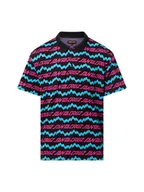 Koszulki męskie - Santa Cruz Męska koszulka polo - Slime Drip Mężczyźni Bawełna niebieski|czarny|wyrazisty róż wzorzysty, S - miniaturka - grafika 1