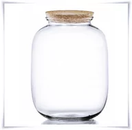 Dekoracje domu - Las w słoiku, szklany słoik z korkiem BAŃKA H-32 cm D-25 cm - miniaturka - grafika 1