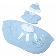 Lalki dla dziewczynek - 4-częściowy strój dla lalki New Born o wielkości 35-36 cm - miniaturka - grafika 1