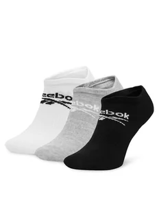 Reebok Zestaw 3 par niskich skarpet unisex R0353-SS24 (3-pack) Kolorowy - Skarpetki damskie - miniaturka - grafika 1