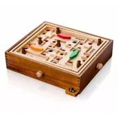 Gry planszowe - Drewniany labirynt przechylny z piłką 92217 Popular - miniaturka - grafika 1