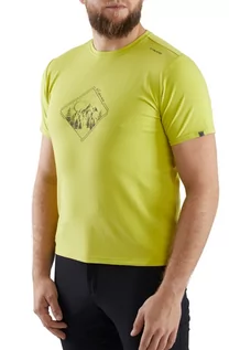 Koszulki sportowe męskie - Koszulka męska bambusowa Viking Lako T-shirt 64 żółty - grafika 1