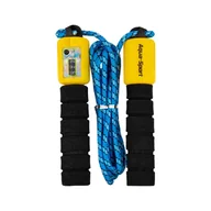 Skakanki - Skakanka z licznikiem unisex aqua-sport powerstrech jump rope with counter - miniaturka - grafika 1