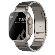 Akcesoria do smartwatchy - OPASKA PASEK TITANIUM "6" Apple Watch 1/2/3/4/5/6/7/8/9/SE/Ultra/Ultra2 42/44/45/49mm tytanowa - miniaturka - grafika 1