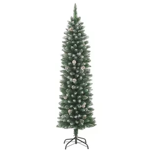 Lumarko Sztuczna, wąska choinka ze stojakiem, 240 cm, PVC - Choinki - miniaturka - grafika 3