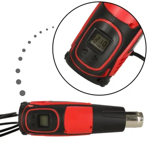 KAFUWELL Opalarka elektryczna z regulacja tempratury 0-600 st. C przepływ powietrza 300-500 l/min + 4 wymienne końcówki 1850W - Narzędzia warsztatowe KAFUWELL Opalarka elektryczna z regulacja tempratury 0-600 st. C przepływ powietrza 300-500 l/min + 4 wymienne końcówki 1850W - Narzędzia warsztatowe - miniaturka - grafika 5