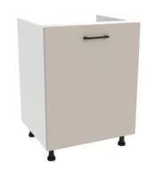 Szafki kuchenne - Szafka Dolna Pod Zlew Presto 60X82 Cm Płyta Laminowana Biały/Kaszmir - miniaturka - grafika 1
