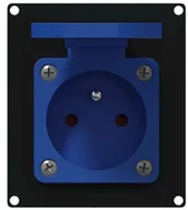 Akcesoria do szaf serwerowych - Caymon Panel z wyjściowym zasilaniem Schuko CAYMON CASY285F/B - miniaturka - grafika 1