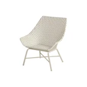 Fotele i krzesła ogrodowe - Kremowobiały fotel ogrodowy Hartman Delphine - miniaturka - grafika 1