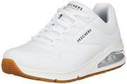 Sneakersy damskie - Skechers Sneakersy damskie Uno 2, Wykończenie z białej siatki Duraleather, 40 EU - miniaturka - grafika 1