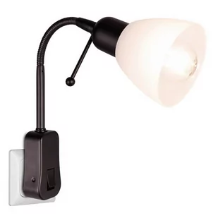 Lampka do kontaktu z włącznikiem Ligara 8911211-32 Trio regulowana czarny biały - Lampy ścienne - miniaturka - grafika 1