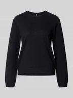 Swetry damskie - Sweter o kroju regular fit z raglanowymi rękawami model ‘BREE’ - miniaturka - grafika 1