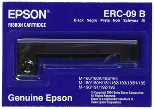 Epson Taśma Czarna do ERC09B HX-20, M-160/M-180/M-190 - Etykiety do drukarek - miniaturka - grafika 1