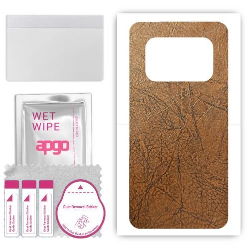 folia naklejka skórka strukturalna na TYŁ do Ulefone Armor 25 Pro+ - Skóra Vintage - apgo SKINS