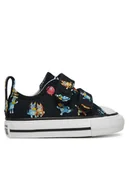 Buty dla chłopców - Converse Trampki Converse x Bluey Chuck Taylor All Star Easy On A16464C Czarny - miniaturka - grafika 1