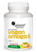 Witaminy i minerały - Aliness Vegan Omega 3 FORTE DHA 500mg (Olej z mikroalg) 60 Kapsułek wegańskich - miniaturka - grafika 1