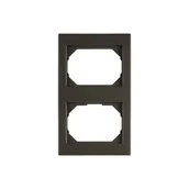 Klawisze i ramki - VILMA Ramka podwójna pionowa grafitowa VILMA RV02GR - miniaturka - grafika 1