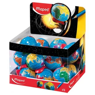Maped puszka ze szpicem globus, częściowy wyświetlacz 3154140511111 034751TA - Temperówki - miniaturka - grafika 2