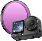 Filtry fotograficzne - FILTR ND32 SZARY NEUTRALNY OCHRONNY DO KAMERY SPORTOWEJ DJI OSMO ACTION 6 - miniaturka - grafika 1