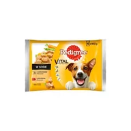 Mokra karma dla psów - Pedigree Vital Protection w sosie 100g x 4 (multipak x 1) - miniaturka - grafika 1