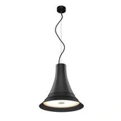 Lampy sufitowe - SLV SPOTLINE SKIRTMEDIUM LED wisząca czarna 1000436 - miniaturka - grafika 1