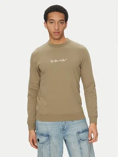 G-Star Raw Bluza G-Script D26407-D257 6057 Khaki Regular Fit - Bluzy męskie - miniaturka - grafika 1