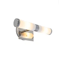 Lampy ścienne - QAZQA Inteligentny kinkiet chrom IP44 w zestawie 2 WiFi G9 - Wanna - miniaturka - grafika 1