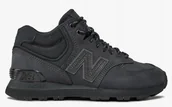 Botki męskie - Buty Młodzieżowe Sportowe New Balance 574 U574HMA czarne r. 38 - miniaturka - grafika 1