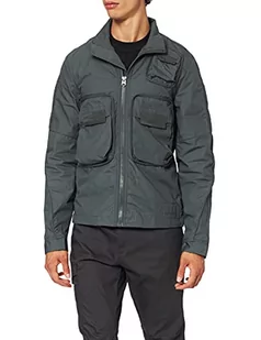 G-Star Raw Męska kurtka bomberka z kieszonką, Szary (grafit A790-996), S - Kurtki męskie - miniaturka - grafika 1