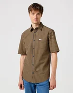 Koszule męskie - Męska koszula Wrangler SS 1 PKT SHIRT L - miniaturka - grafika 1